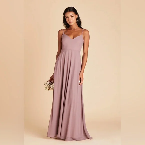 Birdy Grey DEVIN CONVERTIBLE DRESS CHIFFON DARK MAUVE XL NEW NWT BRIDESMAID - Picture 3 of 6